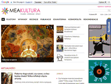 Tablet Screenshot of meakultura.pl